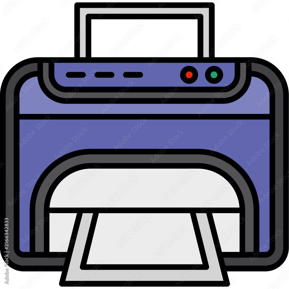 Fototapeta premium Printer icon