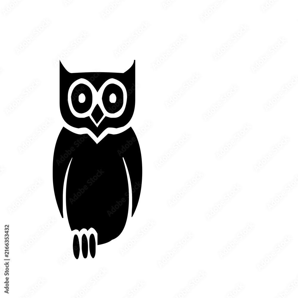 Obraz premium Black and white ladybug icon on a flower, simple vector illustration for nature design.