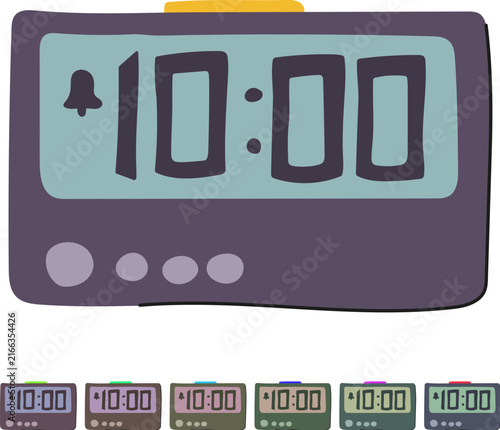 Photography timer travel alarm clock cartoon