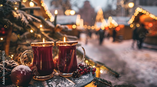 Christmas Market Scene