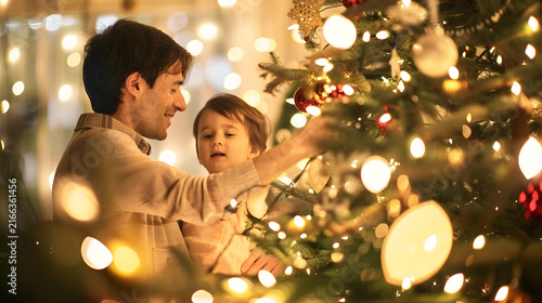 Christmas Tree Decoration Moment