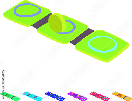 Bild auf Leinwand compatible charging mat cartoon