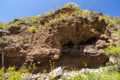 Barranco on the Roque del Conde trail