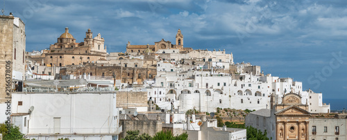 Fotografie Beautiful view of Ostuni the White City, Puglia, Italy