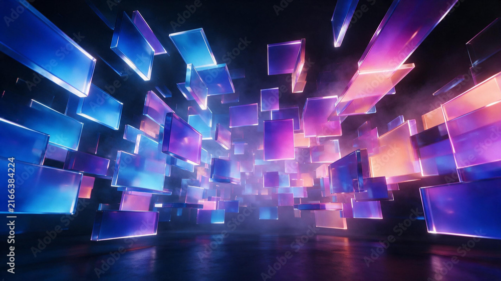 Fototapeta premium Abstract Light Panels
