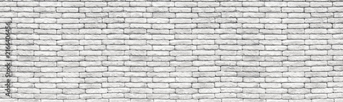 White brick wall texture background repeating pattern