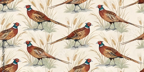 seamless pattern with birds
