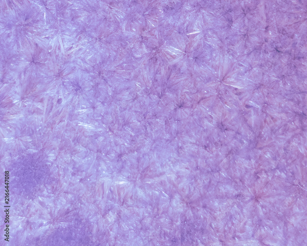 Fototapeta premium Horizontal soft violet crystal mineral structure macro wallpaper
