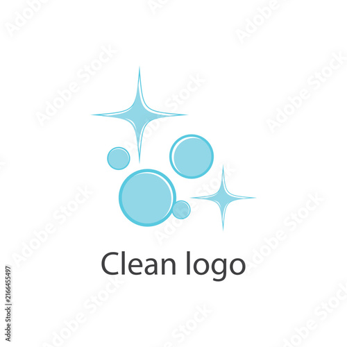 Cleaning logo and symbol illustration vector template
