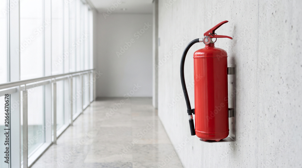 Fototapeta premium Fire_extinguisher_mounted