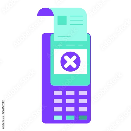 Foto Payment Terminal with Declined Transaction