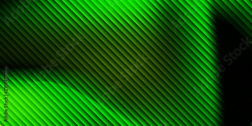 Abstract futuristic soundwave made of glowing green vertical light bars forming a smooth wave pattern, neon green gradient glow.Design Vector Eps 10