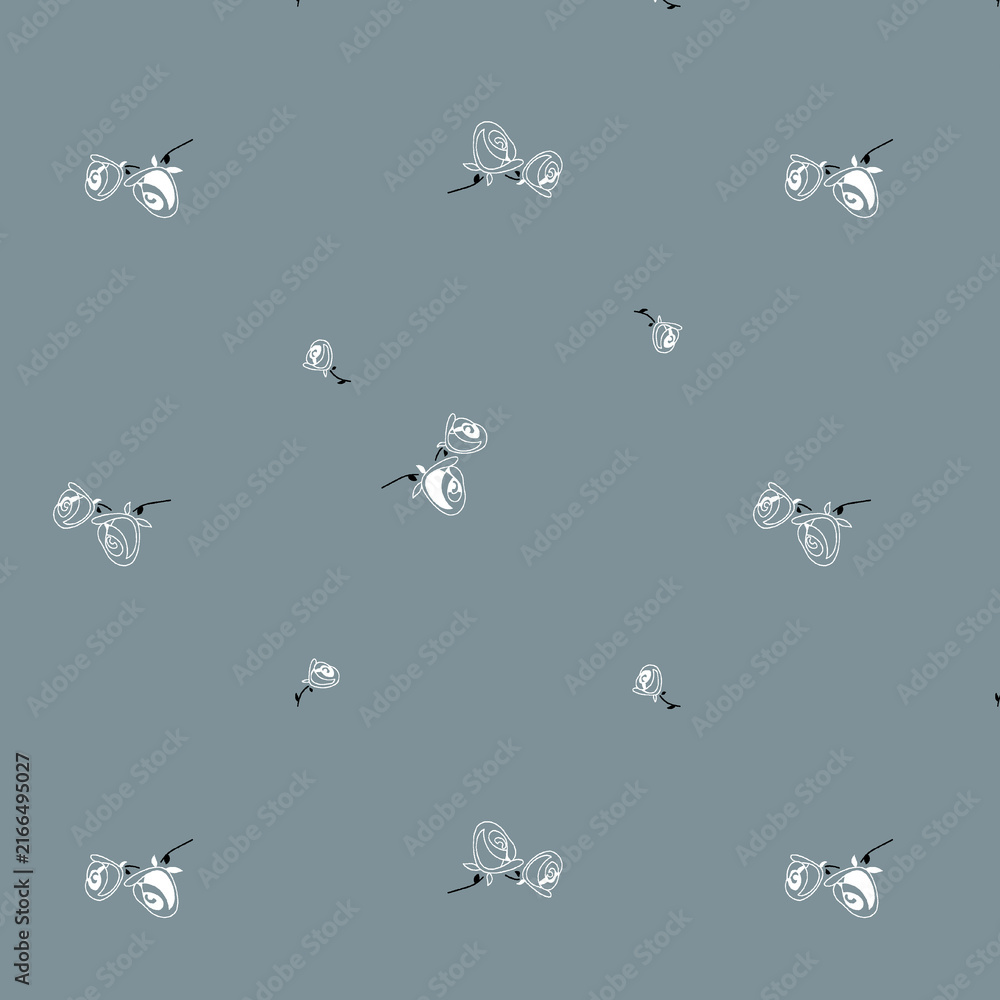 Fototapeta premium flower grunge leaves pattern