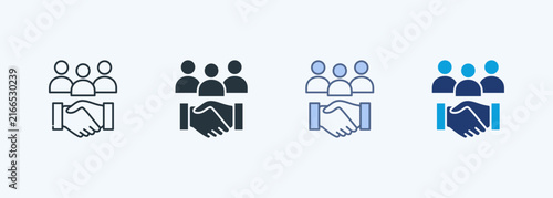 Agreement Multiple Style Icon Collection