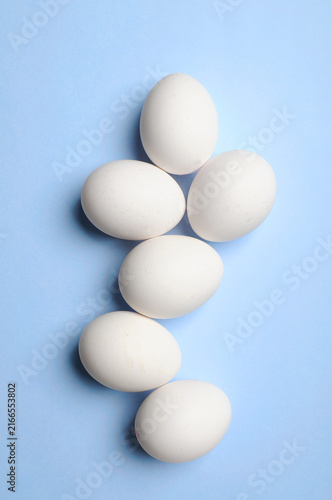 Half Dozen White Hen Eggs