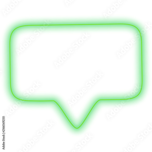 green speech bubble