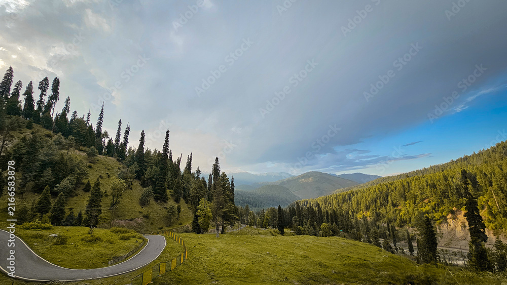 Naklejka premium Bungus Valley Kupwara Kashmir, landscape kashmir