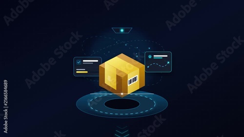 Digital Logistics and Smart Package Delivery Concept