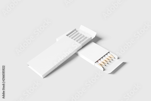 Pencil Box Packaging Mockup - 3D illustration