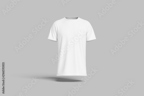 Realistic Blank T-Shirt Mockup