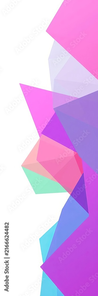 Fototapeta premium Geometric white background with layered shapes overlapping in a bright space, layered shapes, minimalist design