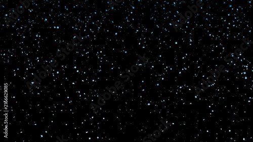Animated background with colorful confetti