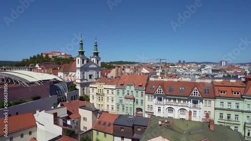 Panoramic view of Brno, Czech Republic