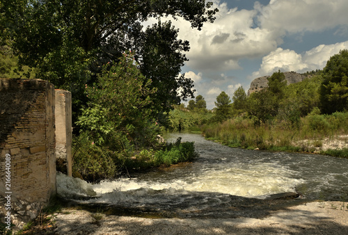 Rio Albaida en la Cova Negra de Xativa