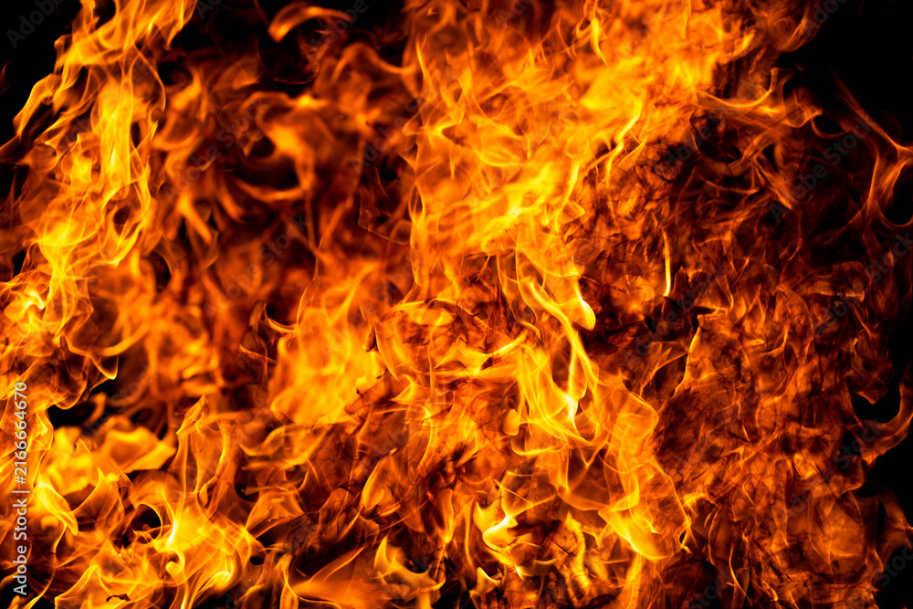 Konstfotografi Fire lights orange flame