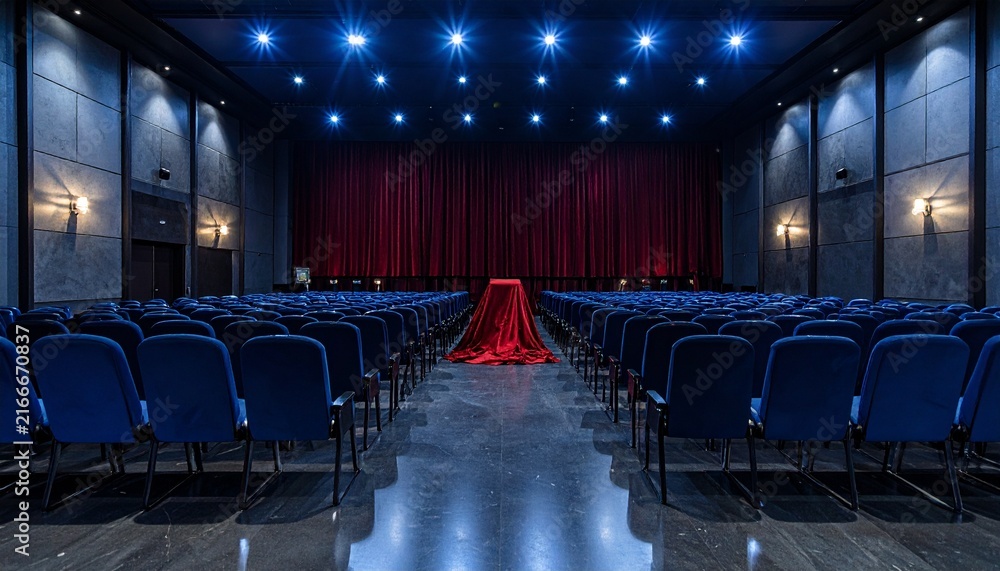 Naklejka premium empty cinema hall