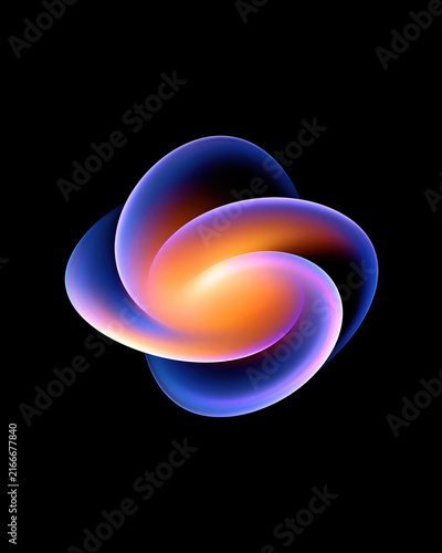 Futuristic Symbols Abstract Design Dark Background, Modern Rainbow Pastel Gradient Icons, 2D Geometric Tech Elements, Minimalist Neon Glow Sci-Fi Graphic Set, Contemporary Digital Design Collection