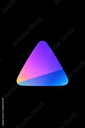 Futuristic Symbols Abstract Design Dark Background, Modern Rainbow Pastel Gradient Icons, 2D Geometric Tech Elements, Minimalist Neon Glow Sci-Fi Graphic Set, Contemporary Digital Design Collection