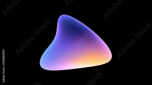 Futuristic Symbols Abstract Design Dark Background, Modern Rainbow Pastel Gradient Icons, 2D Geometric Tech Elements, Minimalist Neon Glow Sci-Fi Graphic Set, Contemporary Digital Design Collection