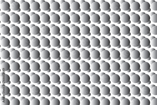 Konstfotografi Seamless white hexagonal honeycomb texture pattern for modern design backgrounds