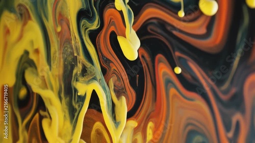 abstract fluid motion colorful organic shapes animation