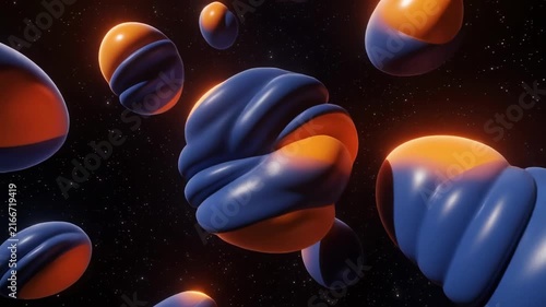 abstract fluid motion colorful organic shapes dynamic flow