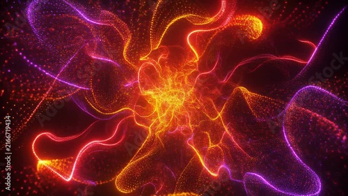 abstract fluid motion colorful organic shapes dynamic texture