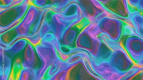 Abstract fluid motion colorful psychedelic visual effects