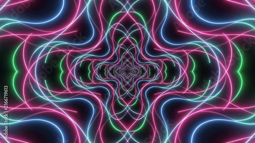 abstract fluid motion colorful waves animation loop