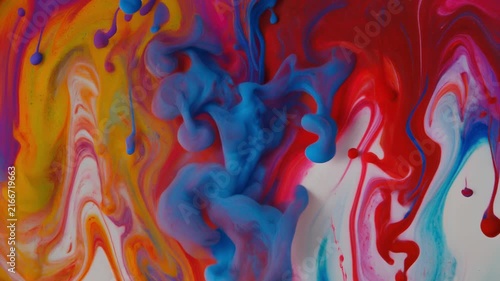 abstract fluid motion colorful waves transition animation