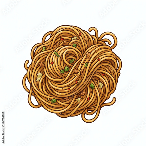 Indonesian Mie Goreng Fried Noodles