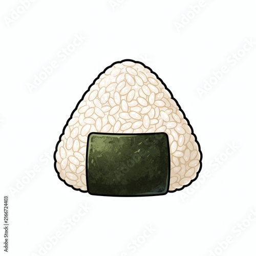 Classic Japanese Onigiri Rice Ball