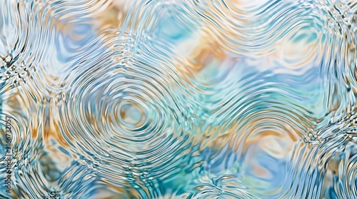 Swirling blue and gold abstract watercolor texture background
