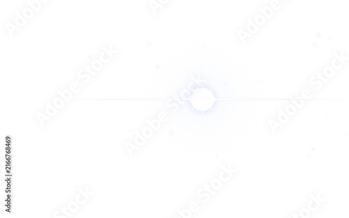 White lens flare and light streaks with isolated transparent reflection on transparent background