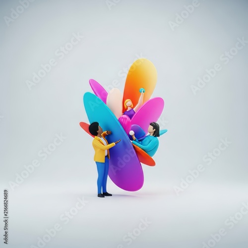 Confident leadership and pride radiate within a sophisticated boutique, emphasizing diverse teamwork and premium retail service excellence, career, collaboration, inclusion