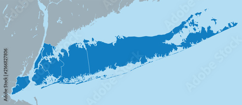 Map of Long island