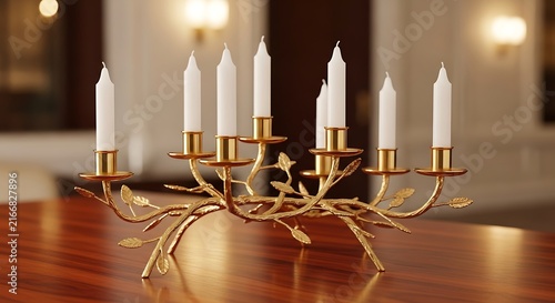 burning candles in church