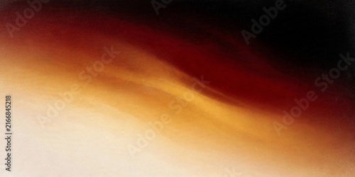Abstract Warm Gradient Background with Smoky Wave Texture in Red Orange Gold and Dark Tones
