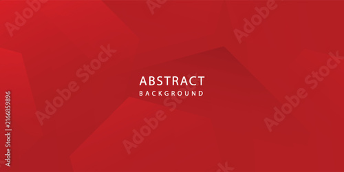 Abstract red gradient hexagon background. Simple and modern overlapping geometric pattern creative design.