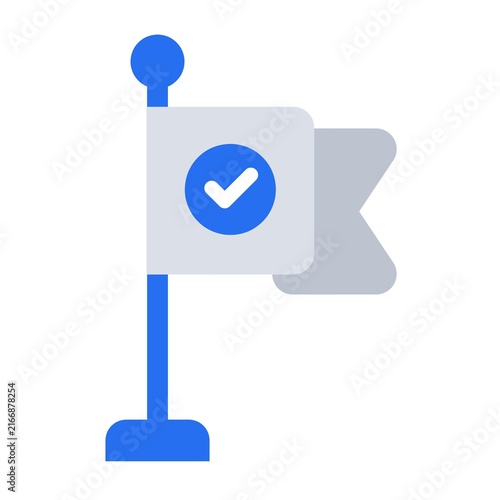 Konstfotografi Project Approval and Completion Icon